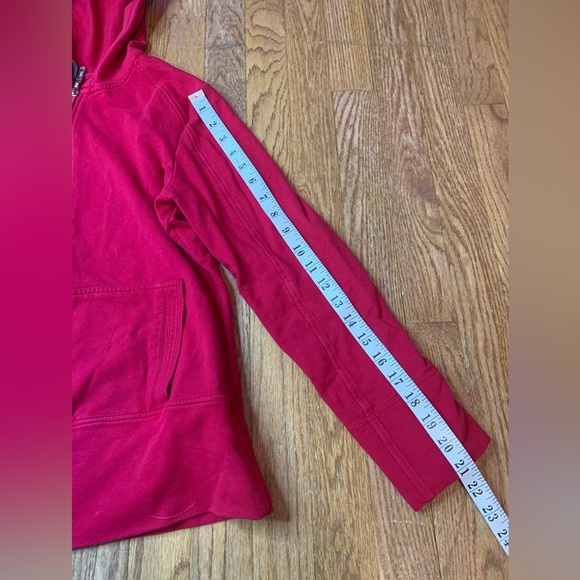 Roots Red Full Zip Hoodie Cotton Spandex M/M - Picture 8 of 9